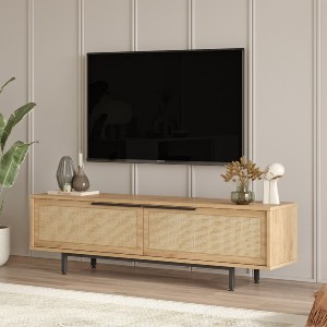 Artelibre - 15350020 ΕΠΙΠΛΟ ΤΗΛΕΟΡΑΣΗΣ ARTELIBRE CORNWALL ΦΥΣΙΚΟ ΜΟΡΙΟΣΑΝΙΔΑ/ΜΕΤΑΛΛΟ 35.5X160X45.1CM