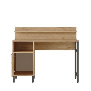 Artelibre - 15350024 ΓΡΑΦΕΙΟ ARTELIBRE WING ΦΥΣΙΚΟ ΜΟΡΙΟΣΑΝΙΔΑ/ΜΕΤΑΛΛΟ 60X120X99.8CM