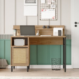 Artelibre - 15350024 ΓΡΑΦΕΙΟ ARTELIBRE WING ΦΥΣΙΚΟ ΜΟΡΙΟΣΑΝΙΔΑ/ΜΕΤΑΛΛΟ 60X120X99.8CM