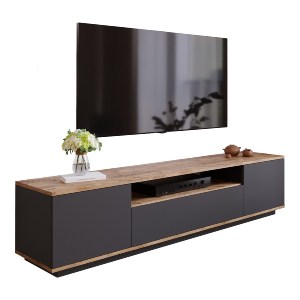 Artelibre - 15350029 ΕΠΙΠΛΟ ΤΗΛΕΟΡΑΣΗΣ ARTELIBRE CHILHAM ΦΥΣΙΚΟ/ΑΝΘΡΑΚΙ ΜΟΡΙΟΣΑΝΙΔΑ 180X44.5X44.6CM