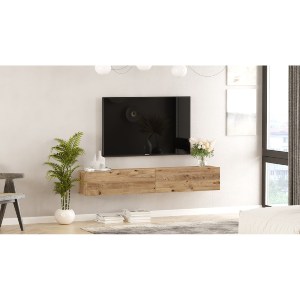 Artelibre - 15350031 ΕΠΙΠΛΟ ΤΗΛΕΟΡΑΣΗΣ ARTELIBRE KENT ΠΕΥΚΟ ΜΟΡΙΟΣΑΝΙΔΑ 180X31.6X29.6CM