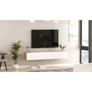 Artelibre - 15350033 ΕΠΙΠΛΟ ΤΗΛΕΟΡΑΣΗΣ ARTELIBRE KENT ΠΕΥΚΟ/ΛΕΥΚΟ ΜΟΡΙΟΣΑΝΙΔΑ 180X31.6X29.6CM