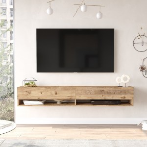 Artelibre - 15350034 ΕΠΙΠΛΟ ΤΗΛΕΟΡΑΣΗΣ ARTELIBRE SONNING ΠΕΥΚΟ ΜΟΡΙΟΣΑΝΙΔΑ 180X31.6X29.6CM