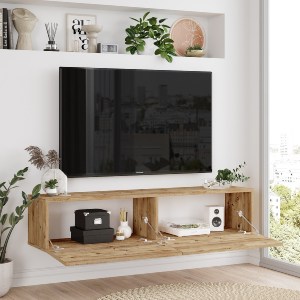 Artelibre - 15350035 ΕΠΙΠΛΟ ΤΗΛΕΟΡΑΣΗΣ ARTELIBRE BERKSHIRE ΠΕΥΚΟ ΜΟΡΙΟΣΑΝΙΔΑ 140X31.6X29.6CM