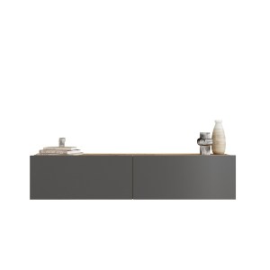 Artelibre - 15350036 ΕΠΙΠΛΟ ΤΗΛΕΟΡΑΣΗΣ ARTELIBRE BERKSHIRE ΠΕΥΚΟ/ΑΝΘΡΑΚΙ ΜΟΡΙΟΣΑΝΙΔΑ 140X31.6X29.6CM
