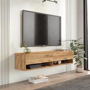 Artelibre - 15350037 ΕΠΙΠΛΟ ΤΗΛΕΟΡΑΣΗΣ ARTELIBRE SOLVA ΠΕΥΚΟ ΜΟΡΙΟΣΑΝΙΔΑ 140X31.6X29.6CM