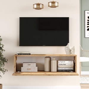 Artelibre - 15350040 ΕΠΙΠΛΟ ΤΗΛΕΟΡΑΣΗΣ ARTELIBRE INVERIE ΠΕΥΚΟ ΜΟΡΙΟΣΑΝΙΔΑ 100X31.6X29.6CM