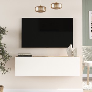 Artelibre - 15350042 ΕΠΙΠΛΟ ΤΗΛΕΟΡΑΣΗΣ ARTELIBRE INVERIE ΠΕΥΚΟ/ΛΕΥΚΟ ΜΟΡΙΟΣΑΝΙΔΑ 100X31.6X29.6CM