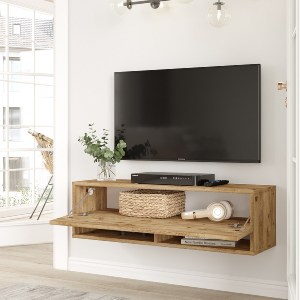Artelibre - 15350043 ΕΠΙΠΛΟ ΤΗΛΕΟΡΑΣΗΣ ARTELIBRE BEXLEY ΠΕΥΚΟ ΜΟΡΙΟΣΑΝΙΔΑ 100X31.6X29.6CM