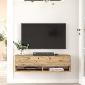 Artelibre - 15350043 ΕΠΙΠΛΟ ΤΗΛΕΟΡΑΣΗΣ ARTELIBRE BEXLEY ΠΕΥΚΟ ΜΟΡΙΟΣΑΝΙΔΑ 100X31.6X29.6CM