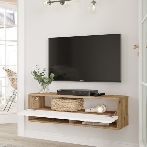 Artelibre - 15350045 ΕΠΙΠΛΟ ΤΗΛΕΟΡΑΣΗΣ ARTELIBRE BEXLEY ΠΕΥΚΟ/ΛΕΥΚΟ ΜΟΡΙΟΣΑΝΙΔΑ 100X31.6X29.6CM