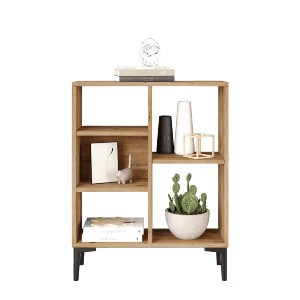 Artelibre - 15350061 ΒΙΒΛΙΟΘΗΚΗ ARTELIBRE BECKTON ΠΕΥΚΟ ΜΟΡΙΟΣΑΝΙΔΑ/ΠΛΑΣΤΙΚΟ 69X25X87.6CM