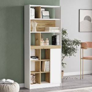 Artelibre - 15350066 ΒΙΒΛΙΟΘΗΚΗ ARTELIBRE BERRYLANDS ΛΕΥΚΟ/ΦΥΣΙΚΟ ΜΟΡΙΟΣΑΝΙΔΑ 75.6X25X170CM