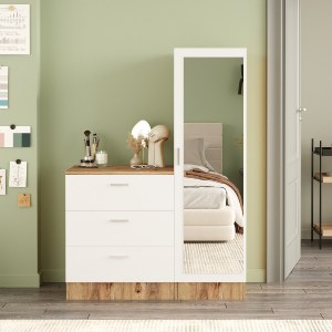 Artelibre - 15350073 ΤΟΥΑΛΕΤΑ ARTELIBRE BLENDON ΠΕΥΚΟ/ΛΕΥΚΟ ΜΟΡΙΟΣΑΝΙΔΑ/ΓΥΑΛΙ 60X47X72CM/40X47X140CM