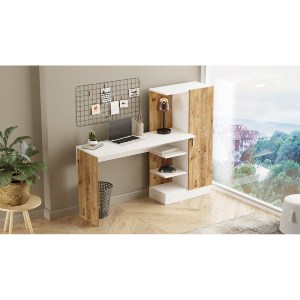 Artelibre - 15350089 ΓΡΑΦΕΙΟ ARTELIBRE CAMDEN ΠΕΥΚΟ/ΛΕΥΚΟ ΜΟΡΙΟΣΑΝΙΔΑ 152.3X40X120CM