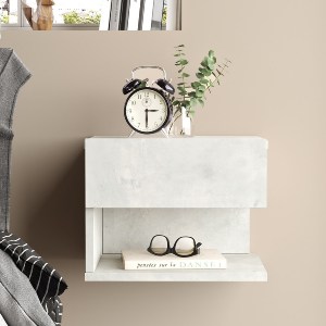 Artelibre - 15350094 ΚΟΜΟΔΙΝΟ ARTELIBRE CHADWELL ΑΝΟΙΧΤΟ ΓΚΡΙ ΜΕ ΕΦΕ ΤΣΙΜΕΝΤΟ ΜΟΡΙΟΣΑΝΙΔΑ 40X35.3X31.3CM