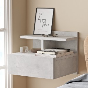 Artelibre - 15350096 ΚΟΜΟΔΙΝΟ ARTELIBRE CHALK ΑΝΟΙΧΤΟ ΓΚΡΙ ΜΕ ΕΦΕ ΤΣΙΜΕΝΤΟ ΜΟΡΙΟΣΑΝΙΔΑ 40X35.6X32CM