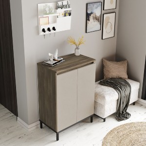 Artelibre - 15350099 ΝΤΟΥΛΑΠΙ ΠΟΛΛΑΠΛΩΝ ΧΡΗΣΕΩΝ ARTELIBRE CHELSEA ΚΑΦΕ/ΑΝΘΡΑΚΙ ΜΟΡΙΟΣΑΝΙΔΑ/ΜΕΤΑΛΛΟ 60X35.5X85.6CM
