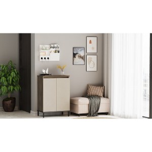 Artelibre - 15350099 ΝΤΟΥΛΑΠΙ ΠΟΛΛΑΠΛΩΝ ΧΡΗΣΕΩΝ ARTELIBRE CHELSEA ΚΑΦΕ/ΑΝΘΡΑΚΙ ΜΟΡΙΟΣΑΝΙΔΑ/ΜΕΤΑΛΛΟ 60X35.5X85.6CM