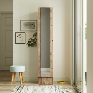 Artelibre - 15350113 ΠΑΠΟΥΤΣΟΘΗΚΗ ARTELIBRE DEPTFORD ΠΕΥΚΟ ΜΟΡΙΟΣΑΝΙΔΑ/ΜΕΤΑΛΛΟ 35.5X35.5X180CM