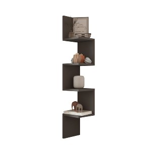 Artelibre - 15350118 ΡΑΦΙ ΤΟΙΧΟΥ ARTELIBRE DULWICH ΑΝΘΡΑΚΙ ΜΟΡΙΟΣΑΝΙΔΑ 22X22X117.2CM