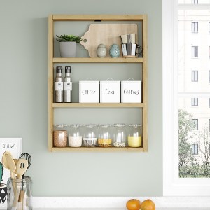 Artelibre - 15350121 ΡΑΦΙ ΤΟΙΧΟΥ ARTELIBRE EARLS ΦΥΣΙΚΟ ΜΟΡΙΟΣΑΝΙΔΑ 43.2X9X60CM