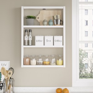 Artelibre - 15350125 ΡΑΦΙ ΤΟΙΧΟΥ ARTELIBRE EARLS ΛΕΥΚΟ ΜΟΡΙΟΣΑΝΙΔΑ 43.2X9X60CM
