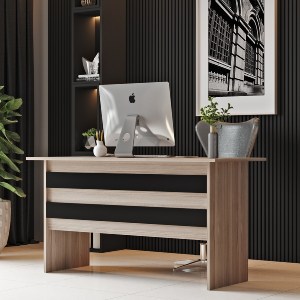 Artelibre - 15350129 ΓΡΑΦΕΙΟ ARTELIBRE EASTCOTE ΟΞΙΑ/ΜΑΥΡΟ ΜΟΡΙΟΣΑΝΙΔΑ 140X60X73.8CM