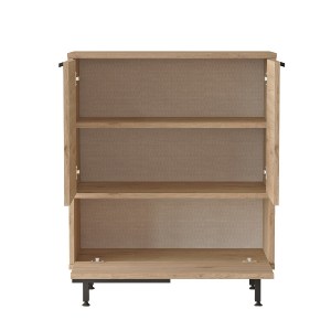 Artelibre - 15350138 ΝΤΟΥΛΑΠΙ ΠΟΛΛΑΠΛΩΝ ΧΡΗΣΕΩΝ ARTELIBRE EMERSON ΦΥΣΙΚΟ ΜΟΡΙΟΣΑΝΙΔΑ/ΜΕΤΑΛΛΟ 35.5X74.8X90.4CM