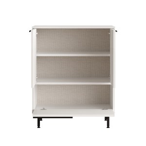 Artelibre - 15350140 ΝΤΟΥΛΑΠΙ ΠΟΛΛΑΠΛΩΝ ΧΡΗΣΕΩΝ ARTELIBRE ERITH ΛΕΥΚΟ ΜΟΡΙΟΣΑΝΙΔΑ/ΜΕΤΑΛΛΟ 35.5X74.8X90.4CM