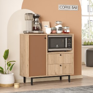 Artelibre - 15350148 ΝΤΟΥΛΑΠΙ ΚΟΥΖΙΝΑΣ ARTELIBRE GLASGOW ΦΥΣΙΚΟ/ΚΕΡΑΜΙΔΙ ΜΟΡΙΟΣΑΝΙΔΑ/ΜΕΛΑΜΙΝΗ 88X35.5X85CM