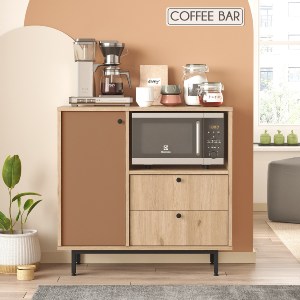 Artelibre - 15350148 ΝΤΟΥΛΑΠΙ ΚΟΥΖΙΝΑΣ ARTELIBRE GLASGOW ΦΥΣΙΚΟ/ΚΕΡΑΜΙΔΙ ΜΟΡΙΟΣΑΝΙΔΑ/ΜΕΛΑΜΙΝΗ 88X35.5X85CM