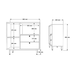 Artelibre - 15350148 ΝΤΟΥΛΑΠΙ ΚΟΥΖΙΝΑΣ ARTELIBRE GLASGOW ΦΥΣΙΚΟ/ΚΕΡΑΜΙΔΙ ΜΟΡΙΟΣΑΝΙΔΑ/ΜΕΛΑΜΙΝΗ 88X35.5X85CM