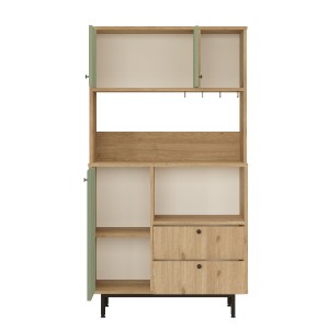 Artelibre - 15350150 ΝΤΟΥΛΑΠΙ ΚΟΥΖΙΝΑΣ ARTELIBRE EDINBURGH ΦΥΣΙΚΟ/ΦΥΣΤΙΚΙ ΜΟΡΙΟΣΑΝΙΔΑ/ΜΕΛΑΜΙΝΗ 88X35.5XX161.2CM