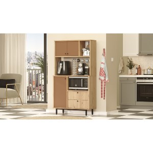 Artelibre - 15350151 ΝΤΟΥΛΑΠΙ ΚΟΥΖΙΝΑΣ ARTELIBRE EDINBURGH ΦΥΣΙΚΟ/ΚΕΡΑΜΙΔΙ ΜΟΡΙΟΣΑΝΙΔΑ/ΜΕΛΑΜΙΝΗ 88X35.5XX161.2CM