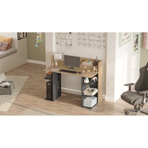 Artelibre - 15350154 ΓΡΑΦΕΙΟ ARTELIBRE FIFE ΦΥΣΙΚΟ/ΑΝΘΡΑΚΙ ΜΟΡΙΟΣΑΝΙΔΑ/ΜΕΛΑΜΙΝΗ 124X58X98CM