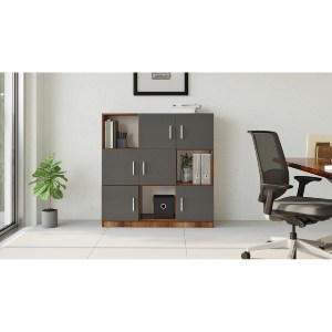 Artelibre - 15350158 ΒΙΒΛΙΟΘΗΚΗ ARTELIBRE ELTHAM BAROQUE/ΑΝΘΡΑΚΙ ΜΟΡΙΟΣΑΝΙΔΑ/ΜΕΛΑΜΙΝΗ 119.9X37.6X121.8CM