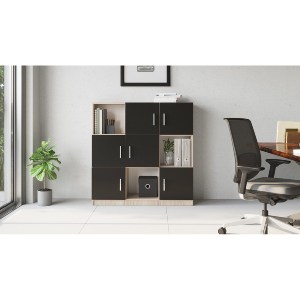 Artelibre - 15350159 ΒΙΒΛΙΟΘΗΚΗ ARTELIBRE ELMSTEAD ΟΞΙΑ/ΜΑΥΡΟ ΜΟΡΙΟΣΑΝΙΔΑ/ΜΕΛΑΜΙΝΗ 119.9X37.6X121.8CM
