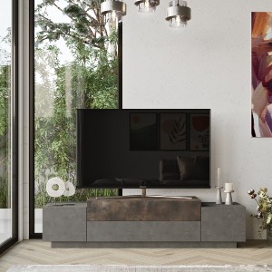 Artelibre - 15350171 ΕΠΙΠΛΟ ΤΗΛΕΟΡΑΣΗΣ ARTELIBRE AYRSHIRE ΓΚΡΙ ΜΕ ΕΦΕ ΤΣΙΜΕΝΤΟ/ΜΠΡΟΝΖΕ ΜΟΡΙΟΣΑΝΙΔΑ/ΜΕΛΑΜΙΝΗ 160X37.3X38.7CM
