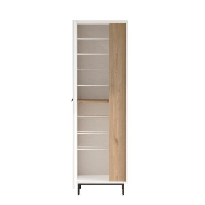 Artelibre - 15350186 ΠΑΠΟΥΤΣΟΘΗΚΗ ARTELIBRE INVERCLYDE ΛΕΥΚΟ/ΦΥΣΙΚΟ ΜΟΡΙΟΣΑΝΙΔΑ/ΜΕΛΑΜΙΝΗ 57.2X35.5X173.6CM