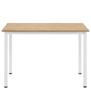 Artelibre - 15380002 ΤΡΑΠΕΖΙ ΤΡΑΠΕΖΑΡΙΑΣ ARTELIBRE VERDELL SONOMA/ΛΕΥΚΟ ΜΕΤΑΛΛΟ/ΜΟΡΙΟΣΑΝΙΔΑ 110X70X76CM