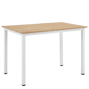 Artelibre - 15380002 ΤΡΑΠΕΖΙ ΤΡΑΠΕΖΑΡΙΑΣ ARTELIBRE VERDELL SONOMA/ΛΕΥΚΟ ΜΕΤΑΛΛΟ/ΜΟΡΙΟΣΑΝΙΔΑ 110X70X76CM