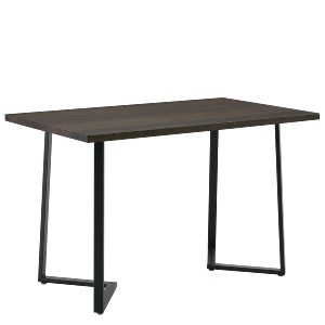 Artelibre - 15380003 ΤΡΑΠΕΖΙ ΤΡΑΠΕΖΑΡΙΑΣ ARTELIBRE WINFORD ΚΑΡΥΔΙ/ΜΑΥΡΟ ΜΕΤΑΛΛΟ/ΜΟΡΙΟΣΑΝΙΔΑ 120X70X76CM