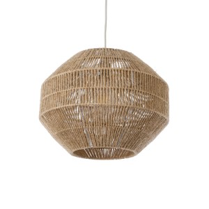 glo-00522-00522_2 GLOBOSTAR® CAYMAN 00522 BOHO ΚΡΕΜΑΣΤΟ ΦΩΤΙΣΤΙΚΟ ΠΛΕΓΜΑ ΜΟΝΟΦΩΤΟ 1 X E27 IP20 ΜΠΕΖ ΣΧΟΙΝΙ -