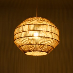 glo-00522-00522_3 GLOBOSTAR® CAYMAN 00522 BOHO ΚΡΕΜΑΣΤΟ ΦΩΤΙΣΤΙΚΟ ΠΛΕΓΜΑ ΜΟΝΟΦΩΤΟ 1 X E27 IP20 ΜΠΕΖ ΣΧΟΙΝΙ -