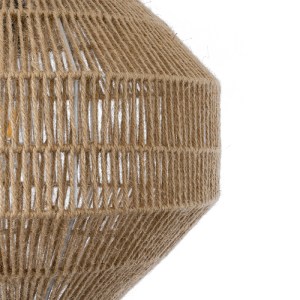 glo-00522-00522_8 GLOBOSTAR® CAYMAN 00522 BOHO ΚΡΕΜΑΣΤΟ ΦΩΤΙΣΤΙΚΟ ΠΛΕΓΜΑ ΜΟΝΟΦΩΤΟ 1 X E27 IP20 ΜΠΕΖ ΣΧΟΙΝΙ -