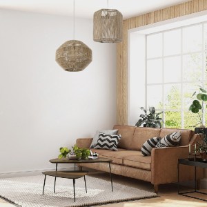 glo-00522-14e4b1_post_259 GLOBOSTAR® CAYMAN 00522 BOHO ΚΡΕΜΑΣΤΟ ΦΩΤΙΣΤΙΚΟ ΠΛΕΓΜΑ ΜΟΝΟΦΩΤΟ 1 X E27 IP20 ΜΠΕΖ ΣΧΟΙΝΙ -