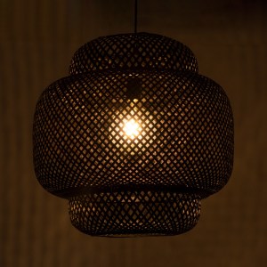 glo-00579-00579_2 GLOBOSTAR® MALDIVES 00579 BOHO ΚΡΕΜΑΣΤΟ ΦΩΤΙΣΤΙΚΟ ΠΛΕΓΜΑ ΜΟΝΟΦΩΤΟ 1 X E27 IP20 ΜΑΥΡΟ ΞΥΛΟ 
