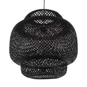 glo-00579-00579_5 GLOBOSTAR® MALDIVES 00579 BOHO ΚΡΕΜΑΣΤΟ ΦΩΤΙΣΤΙΚΟ ΠΛΕΓΜΑ ΜΟΝΟΦΩΤΟ 1 X E27 IP20 ΜΑΥΡΟ ΞΥΛΟ 