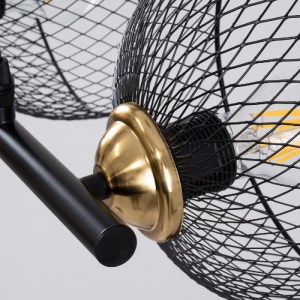 glo-00586-00586_8 GLOBOSTAR® VERONA 00586 ΜΟΝΤΕΡΝΟ ΚΡΕΜΑΣΤΟ ΦΩΤΙΣΤΙΚΟ ΡΑΓΑ ΤΡΙΦΩΤΟ 3 X E27 IP20 ΜΑΥΡΟ & ΧΡΥΣ